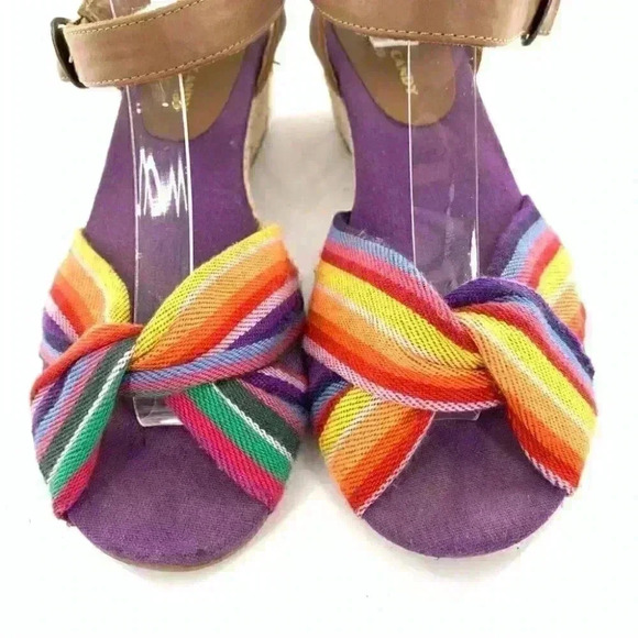 Rock & candy by zigi size 8 Tweety multicolored bright colorful Espadrilles - Picture 3 of 13
